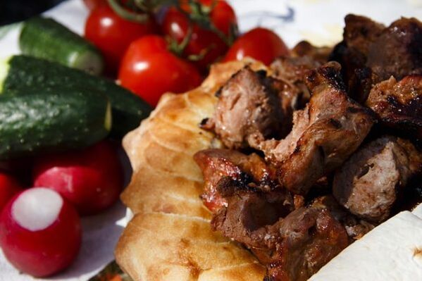Barbacoa de vegetales