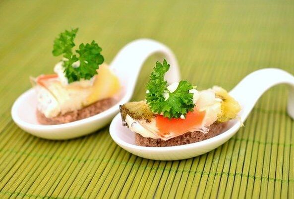 Canapés de dieta